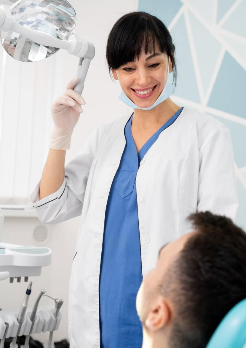 Dentist Doing Check Up